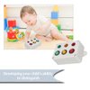 Montessori Busy Board Accessory for Toddlers,Led Light Switch Busy Board Parts Educational Early Education Child Toy DIY Accessory with Screw Interactive Sensory Toy for Toddlers Child Kids