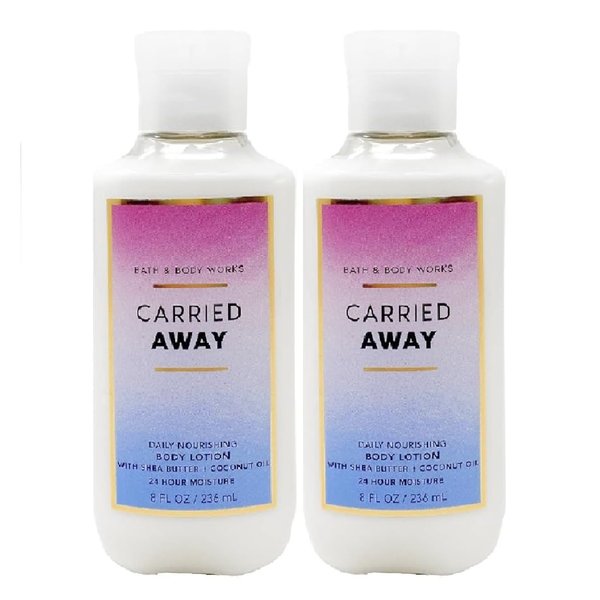 Generic Bath and Body Work CARRIED AWAY 2 Piece Daily Nourishing Body Lotion Gift Set - 8 fl oz / 236 mL each