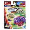 Beyblade Hasbro Burst QuadDrive Berserk Balderov B7 and Cyclone Belfyre B7 Spinning Top Dual Pack - 2 Battling Game Top Toy for Kids Ages 8 and Up