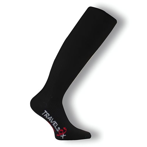 TS1000 Black, Small, Travelsox Graduated Compression Socks