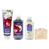 Bath & Body Works Freesia 3 Piece Bundle with a Himalayan Salts Springs Bar Soap - Body Lotion - Body Cream and Body Wash - Full Size