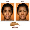 Juvia's Place I Am Magic Natural Radiance Foundation - 430Rio - Full Coverage Liquid Foundation Makeup for Dry, Mature, Aging, and Combination Skin - Lightweight Longwear Base with Radiant Finish