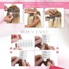 Moresoo Tape in Human Hair Extensions Brown Hair Extensions Tape in Dark Brown Tape in Hair Extensions Human Hair Seamless Tape in Extensions Real Hair 18 Inch #4 20pcs 50g