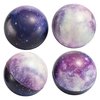 Galaxy Stress Balls for Kids - Pack of 24 Bulk - Squeeze Anxiety Fidget Sensory Balls for Children with Outer Space Theme, Toys for Party Favors and Birthday Party Supplies