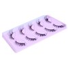 Tiymurik false eyelashes, five pairs, microfiber hair, eye tail elongated three-dimensional thick curling charm fake fox eyelashes multi-scene use(fox-eye)