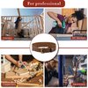 Style n Craft - 3" Wide Extra Long Full-Grain Leather Work Belt, Durable and Rugged Belt, Dark Tan (98439)