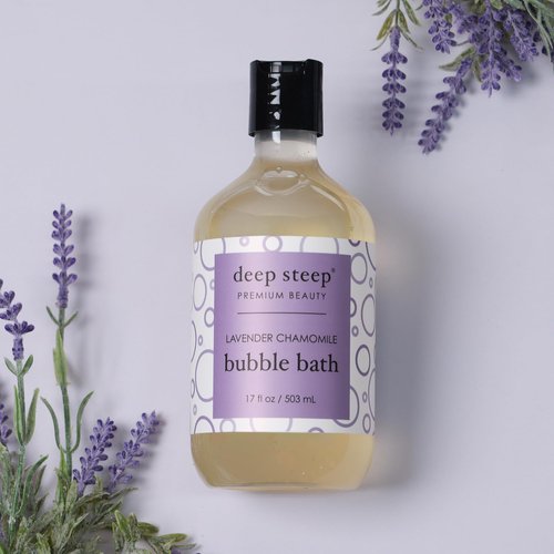 Deep Steep Bubble Bath, 17 oz (Lavender Chamomile)