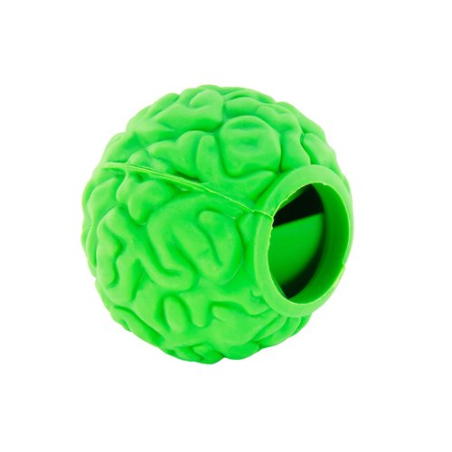BULLOCK Dog Chew Toy Ball - Bite-Resistant Dog Treat Ball Dispenser Feeder - Ideal as Dog Puzzle Toys for Dog Boredom, Puppy Teething & Mind Stimulating Training Exercise (Green)