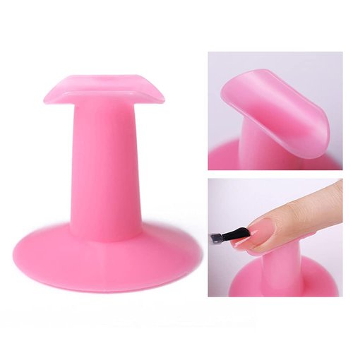 AKOAK 2 Pcs Plastic Nail Holder Finger Exercise Tool Fixed Finger Bracket Professional Painting Art Accessories DIY Nail Art Supplies