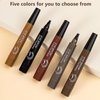 Eyebrow Pencil Microblading Eyebrow Pen Instant Lift Brow Pencil 4 Fork Tip Waterproof Eyebrow Pencil Fills Brows Makeup All-Day Natural Makeup Effect