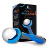 Cold Massage Roller Ball | Cold Therapy | Ice Roller Ball with Handle | cryo Stick | Relieve Muscle Pain - by Prime Fitness (Blue)