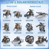 STEM 12-in-1 Education Solar Robot Toys for Boys Ages 8-13, DIY STEM Building Science Kit Birthday Gifts for Kids 8 9 10 11 12 13 14 Years Old, Solar Powered by The Sun