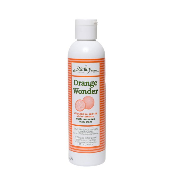 Stanley Home Products Orange Wonder All-Purpose Spot and Stain Remover - Eco-Friendly Oil & Grease Cleaning & Laundry Detergent For Baby & Kid's Clothing, Carpet, Furniture, Couch & Car Interior