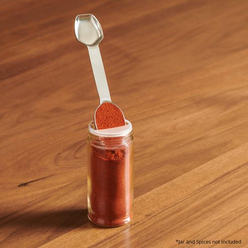 AllSpice Stainless Steel Double Sided Measuring Spoon- Teaspoon and Tablespoon