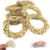 Bonka Bird Toys 3331 Pk6 Medium Vine Wreaths Foot Talon Craft Part Bird Toy Natural Ring Woven Twist Cockatiels Parakeets Conures and Other Similar Birds