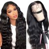Holiden Body Wave Lace Front Wigs Human Hair Pre Plucked 13x6 HD Transparent Lace Frontal Wigs Human Hair 200% Density Glueless Wigs for Women 12A Brazilian Virgin Human Hair with Baby Hair 20 Inch