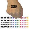 Class of 2025 Bold Year Graduate Graduation School College Temporary Tattoo Water Resistant Fake Body Art Set Collection - Dark Green (One Sheet)