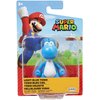 Super Mario Action Figure 2.5 Inch Light Blue Yoshi Collectible Toy