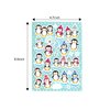 TINYMILLS Penguins Birthday Party Favor Set (12 multi-point pencils, 12 stampers, 12 sticker sheets, 12 small spiral notepads) Winter Party Favors for Classrooms