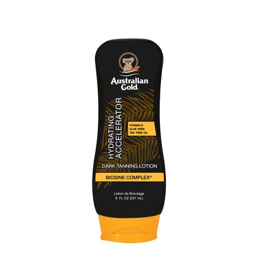 Australian Gold Dark Tanning Accelerator Lotion, 2020 Formula, 8 Fluid Ounce, Classic Cocoa Dreams