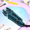 Zhehao Professional Hair Extensions Tool with Fusion Heat Iron Connector Wand, US Plug, 2 Bags Keratin Glue Granule Beads, C Head (Green)