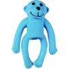 Coastal Pet Li'l Pals 4" Latex Monkey Dog Toy with Squeaker, Blue (1-Unit)