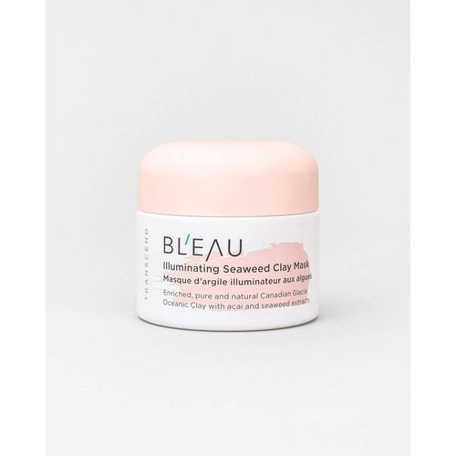 BL'EAU Illuminating Seaweed Clay Mask - Brightening Clay Mask for All Skin Types – Collagen Boosting Deep Cleanse and Tighten Pores – Clarify and Balance -Natural Origin – 80 g ℮ Net Wt. 2.8 oz