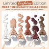 modelones Nail Polish 6 Colors Fall Brown Nude Silver Glitter Nail Polish Set Skin Tone Winter Collection Quick Dry Nail Polish Manicure DIY Nail Art Salon Home Gift For Women Girl