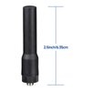 Bingfu Dual Band VHF UHF 136-174MHz 400-470MHz Ham Radio Antenna Two Way Radio Walkie Talkie 2.5 inch Mini Soft Whip SMA Female Antenna 4-Pack for Kenwood Wouxun Baofeng BF-F8HP UV-5R UV-82 BF-888S