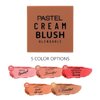 Pastel Cream Blush 45 | Red | Fresh | Healthy & Natural Look | Ligh Weighted Formula | Sebum Control Richly Pigmented | Easily Blendable | Long Lasting | Semi Matte | 0.18 oz.