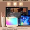 Karaoke Machine for Kids Portable Bluetooth Speaker with Wireless Microphone for Illusionary Flowing Light,Karaoke Toys Gifts for Girls & Boys Ages 4-12 +Year Old Birthday Party
