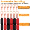 Taukealugs 6 AWG Gauge Wire UL1015 Battery Power Tinned Oxygen Free Copper OFC Welding Cable Boat Inverter Red Black Total 13.1FT and Lugs Terminal Connectors with Heat Shrink Tube