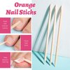 Teenitor 144pcs Press on Toenails for Women, 6 Sets French Tip Toe Press on Nails, Toe Nail Tips Fake Toenails, Fake Toe Nails Glue on Toe Nails Press on