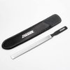 ZIZZON Stainless Steel Nail File 4 sides 7 inch Length
