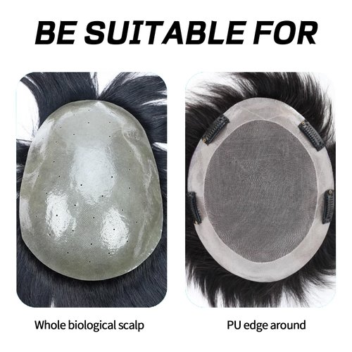 36PCS Wig Tape Strips Waterproof Double-Sided Wig Tape for Lace Wig Blue Adhesive Tape for Wigs Toupees Hair Pieces and Hair Extension Toupees Strong Hold Extra Bold Ultra Clear Hair Tape with Hole