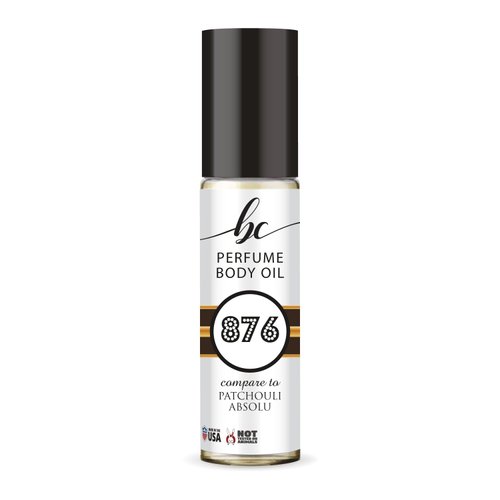 BIOCURA BC Perfume 876 Inspired by Patchouli Absolu For Women & Men Fragrance Body Oil Roll-On 0.3 Fl Oz/10ml