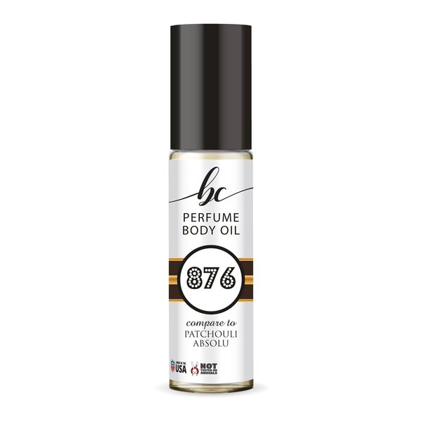 BIOCURA BC Perfume 876 Inspired by Patchouli Absolu For Women & Men Fragrance Body Oil Roll-On 0.3 Fl Oz/10ml