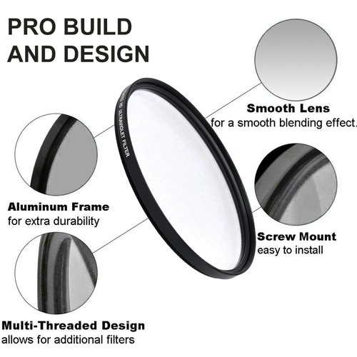 Acuvar 95MM UV Lens Filter Pro, Ultra Violet Filter Universal for Camera Lens w 95MM Filter Lens for Canon, Nikon, Sony, FujiFilm, Olympus, Pentax, Sigma, Tamron Digital Cameras