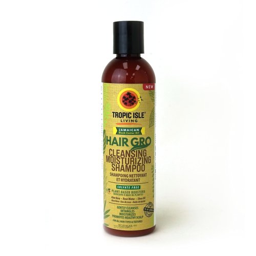 Hair Gro Cleansing Moisturizing Shampoo 237ml - Infused with Aloe Vera, Rose Water to Nourish and Soften, Shea Oil for Moisture and Strength, Paraben and Sulfate Free