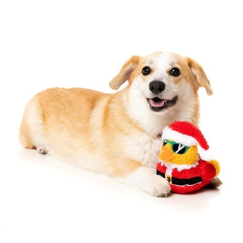 Fuzzyard Plush Festive Holiday Dog Toy Assorted (Christmas Quacker)