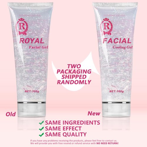 YMEYFAN 3PCS Conductive Gel, Cooling Gel for Hair Removal Device Skin Care, Moisturizing Hydrating Gel Suitable for Beauty Facial Machine for Women and Men in Body or Face Cools, Soothes Skin (900ML)