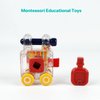 Generic Baby Montessori Educational Science Kits, Lock and Key Car Toys， for 18+ Months Preschool Children, Toddler Travel Toys Sensory Fine Motor Skills, Gift for Boys Girls