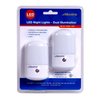 Maxxima LED Night Light with White Lens, Hi/Lo Switch, Dawn to Dusk Sensor (Pack of 2)