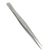Stainless Steel High Precision Forceps with Fine Strong Straight Serrated Point to use Engineer Labware for Scientific Use 6" (15.2 cm), (6 Inch)
