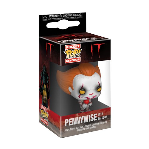 Funko Pop Keychain: Horror It - Pennywise with Balloon Collectible Figure, Multicolor