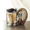 PuTwo Makeup Organizer Vintage Make up Brush Holder with Free White Pearls - Small