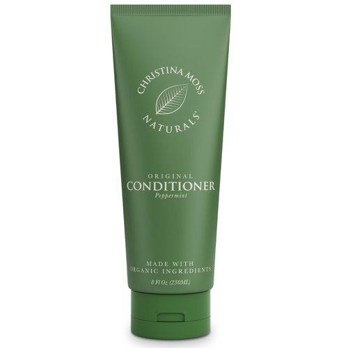 Christina Moss Naturals Peppermint Hair Conditioner That Truly Works with Clean, Plant Based Ingredients, Safe for Color Treated Hair & All Hair Types, Paraben & Sulfate Free