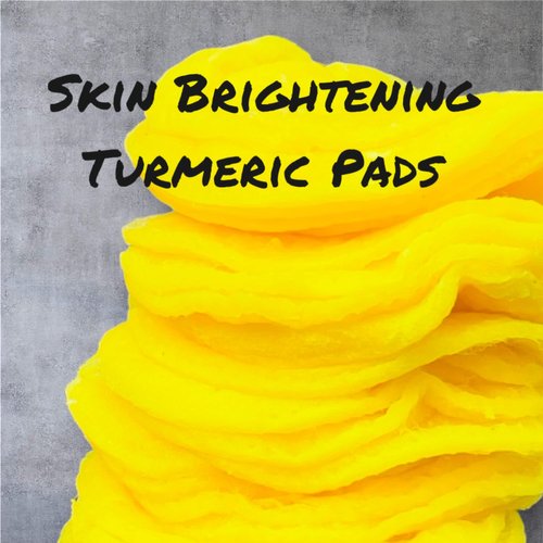 Turmeric Kojic Brightening Face Pads, Turmeric Cleansing Pads, Gentle Cleanser for All Skin Types, Dark Spots, Acne, 20ct