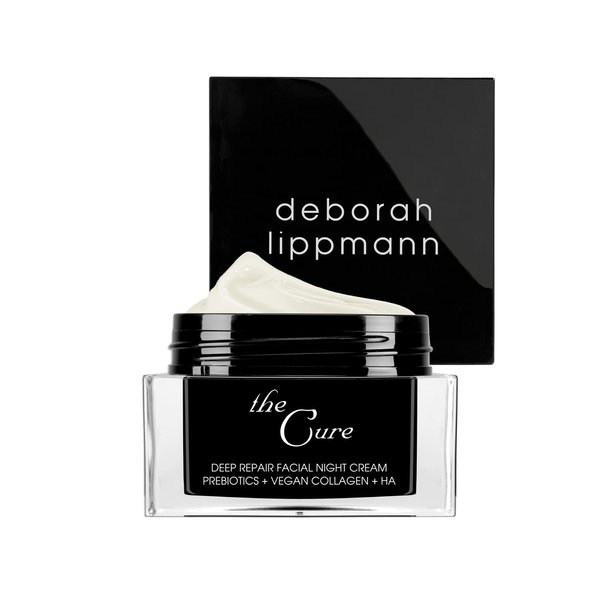 Deborah Lippmann The Cure Deep Repair Facial Night Cream | For Softer, Plumper, Hydrated Skin | Vegan Formula | No Animal Testing