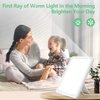 DIKAKO Light Therapy Lamp, 15000 Lx Sun Lamp,3 Color Temperature, 5 Levels of Adjustable Brightness and Timer Function Light Lamp, Touch Control, Rotatable Stand, Memory Function, Home/Office Use